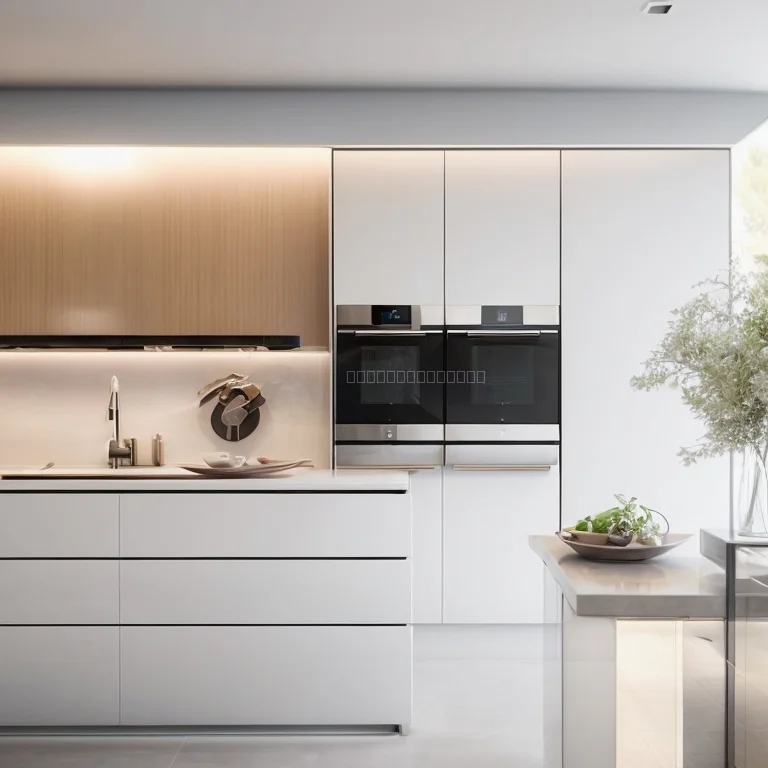 Illustration AI-gesteuerter Heizofen in Wohnzimmer